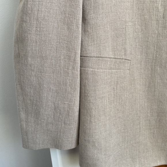 COS Open Front Linen Blazer - Picture 4 of 7